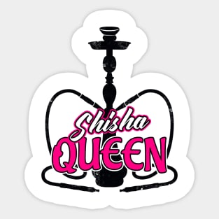 Shisha Queen Hookah Water Pipe Ladies Sticker